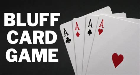 how to play bluff the card game|How to Play Bluff (Card Game) .
